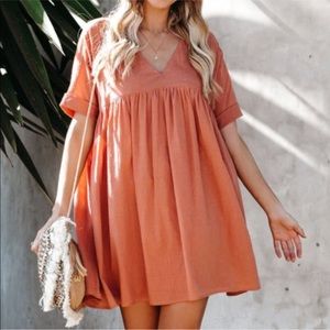 Vici /// Cotton Pocketed Babydoll Tunic